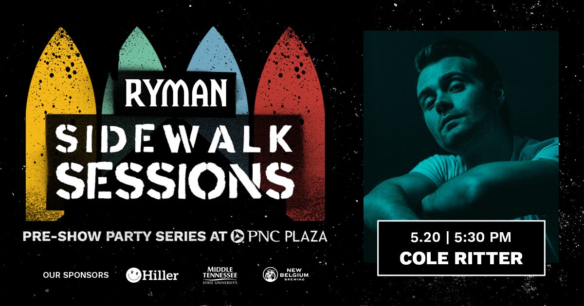 Ryman Sidewalk Sessions with Cole Ritter