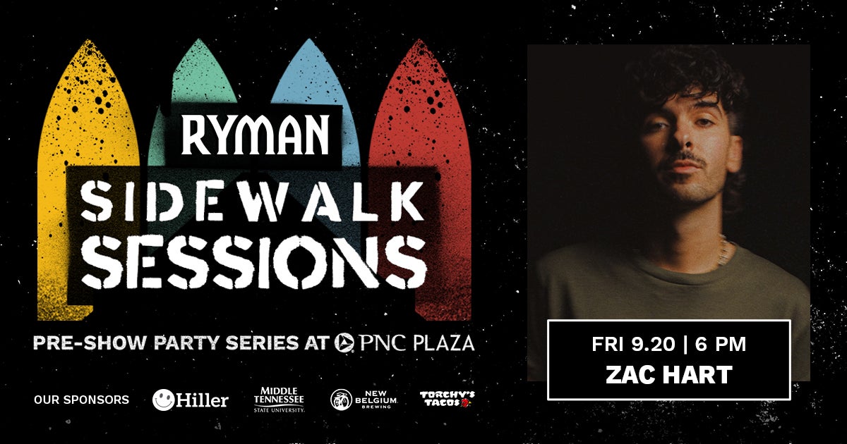 Ryman Sidewalk Sessions with Zac Hart