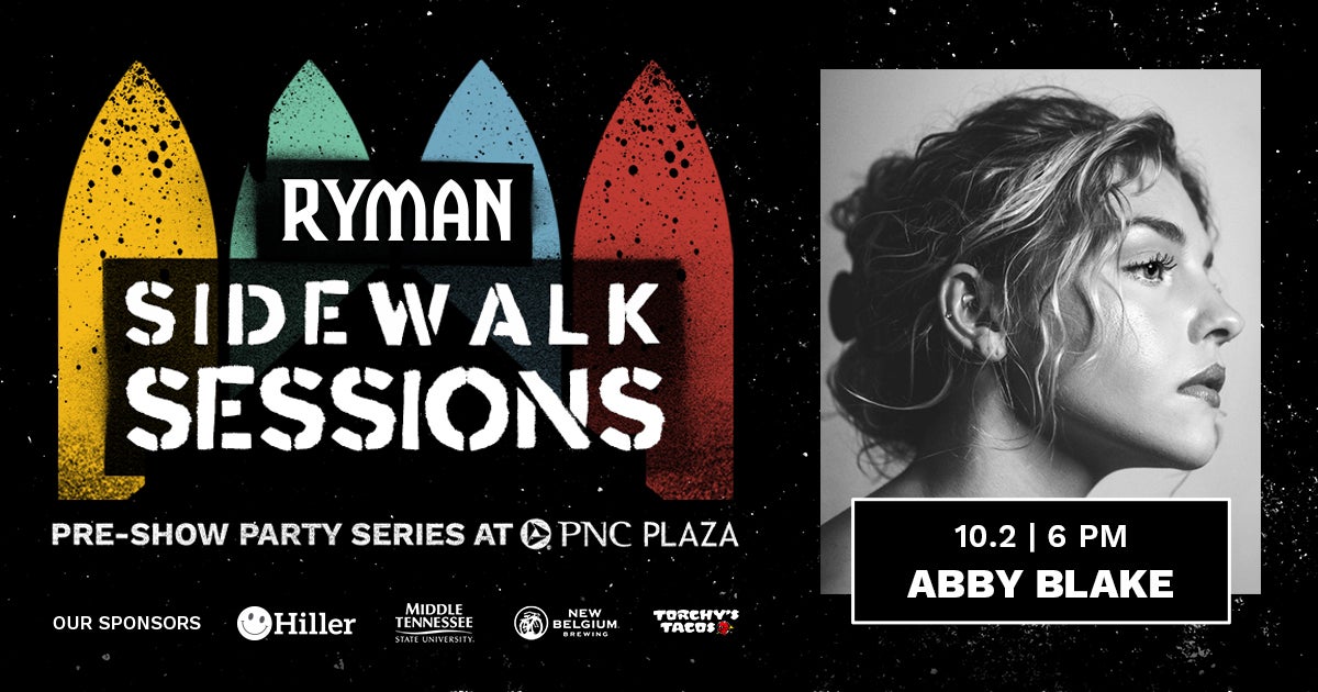 Ryman Sidewalk Sessions with Abby Blake