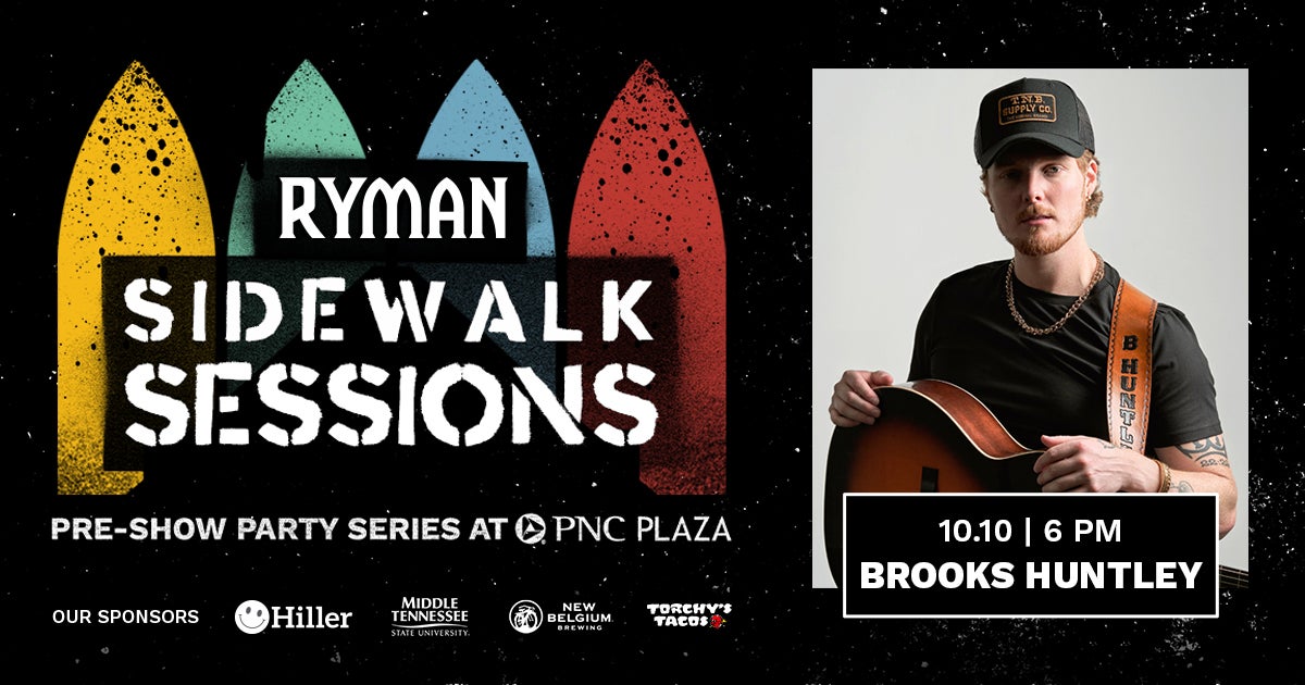 Ryman Sidewalk Sessions with Brooks Huntley