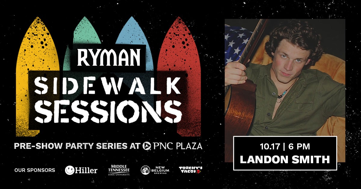 Ryman Sidewalk Sessions with Landon Smith