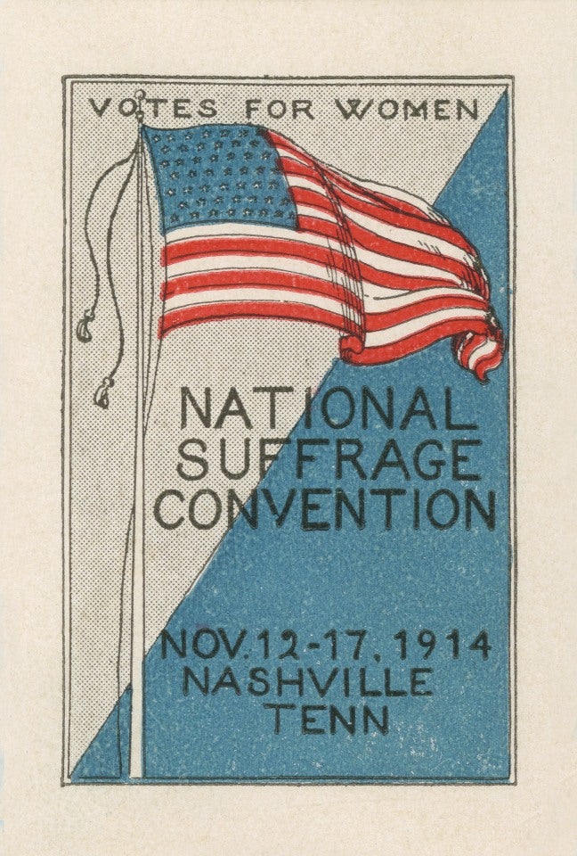 Nashville Suffrage Event Flier 1914