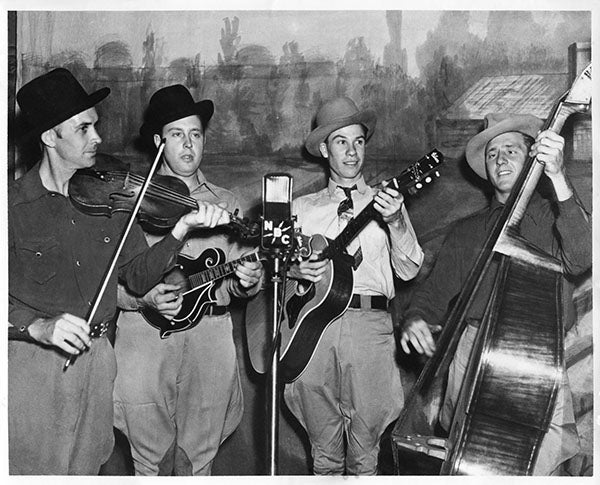 Bill Monroe and his Bluegrass Boys.